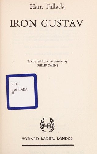 Cover of Iron Gustav