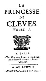 Cover of La Princesse de Clèves
