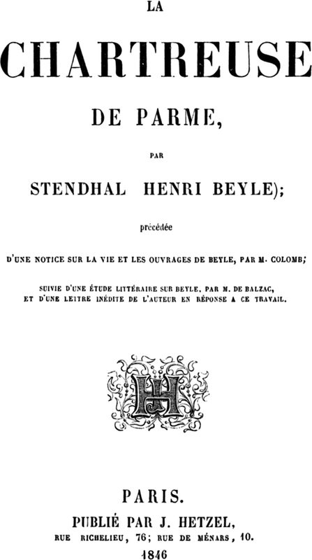 Cover of The Charterhouse of Parma