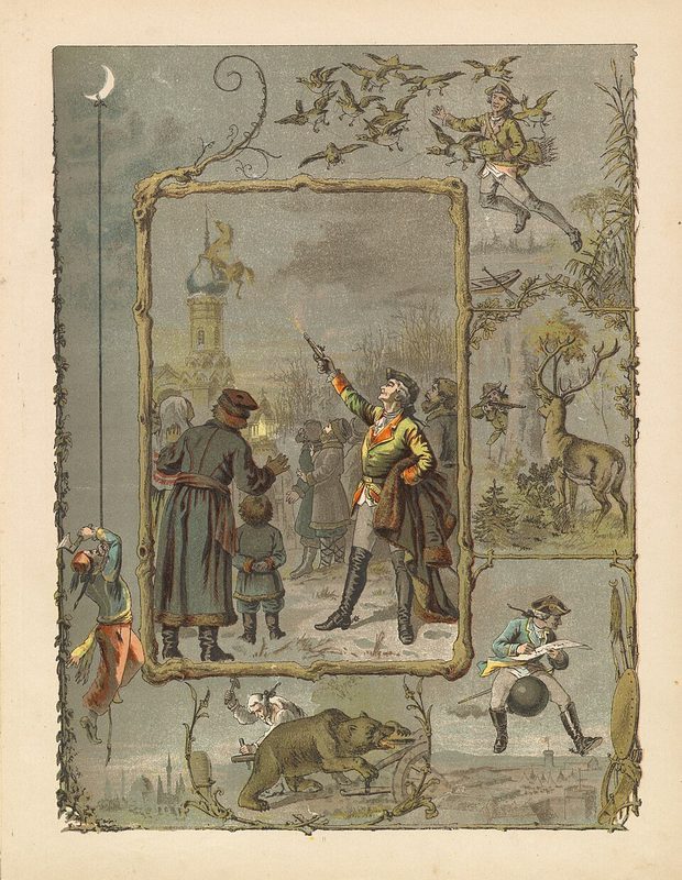 Cover of Baron Munchausen's Narrative of his Marvellous Travels and Campaigns in Russia