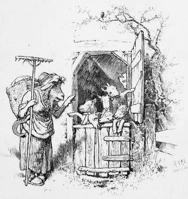 Cover of The Wolf and the Seven Young Goats
