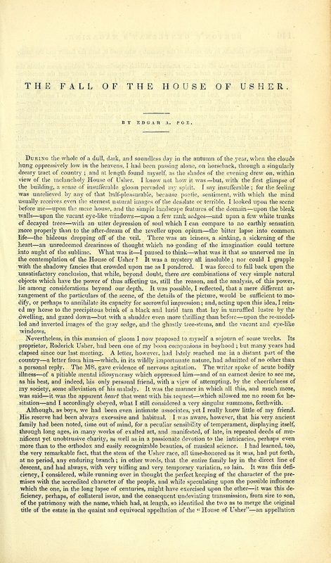 Cover of The Fall of the House of Usher