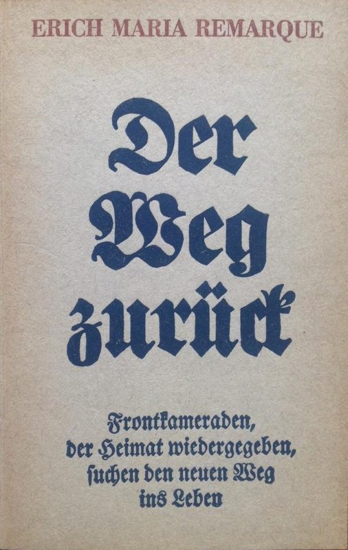 Cover of The Road Back