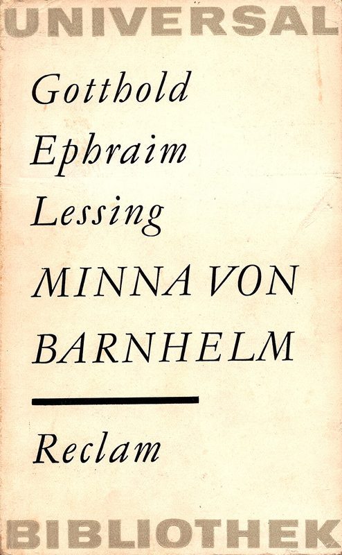 Cover of Minna von Barnhelm