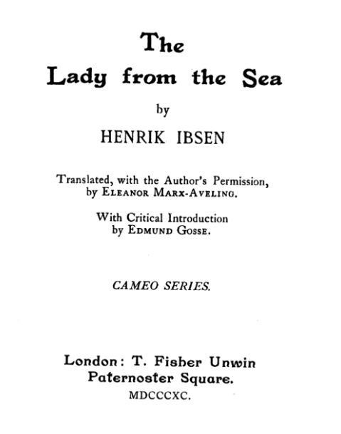 Cover of The Lady from the Sea