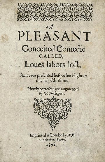 Cover of Love's Labour's Lost