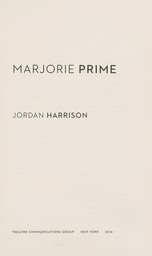Cover of Marjorie Prime