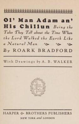 Cover of Ol' Man Adam an' His Chillun