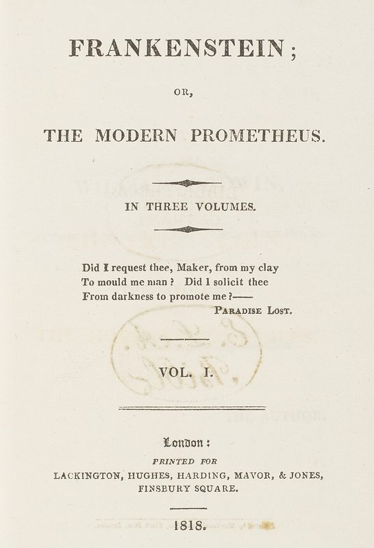 Cover of Frankenstein