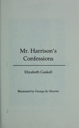 Cover of Mr. Harrison's Confessions