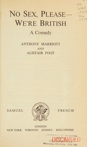 Cover of No Sex Please, We're British