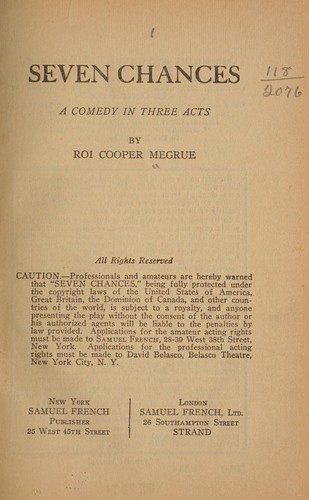 Cover of Seven Chances