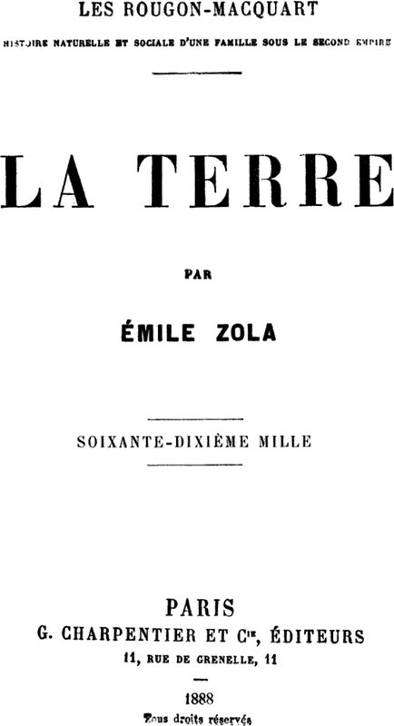 Cover of La Terre