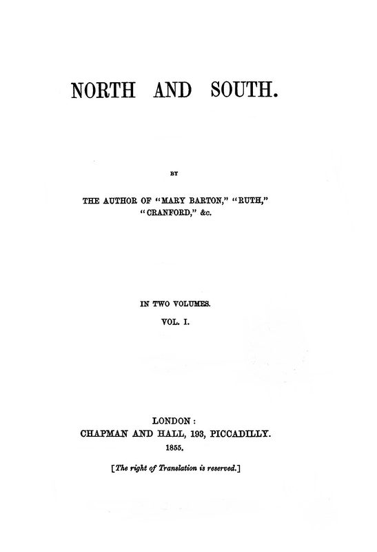 Cover of North and South