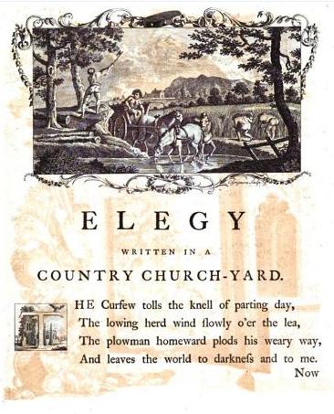Cover of Elegy Written in a Country Churchyard