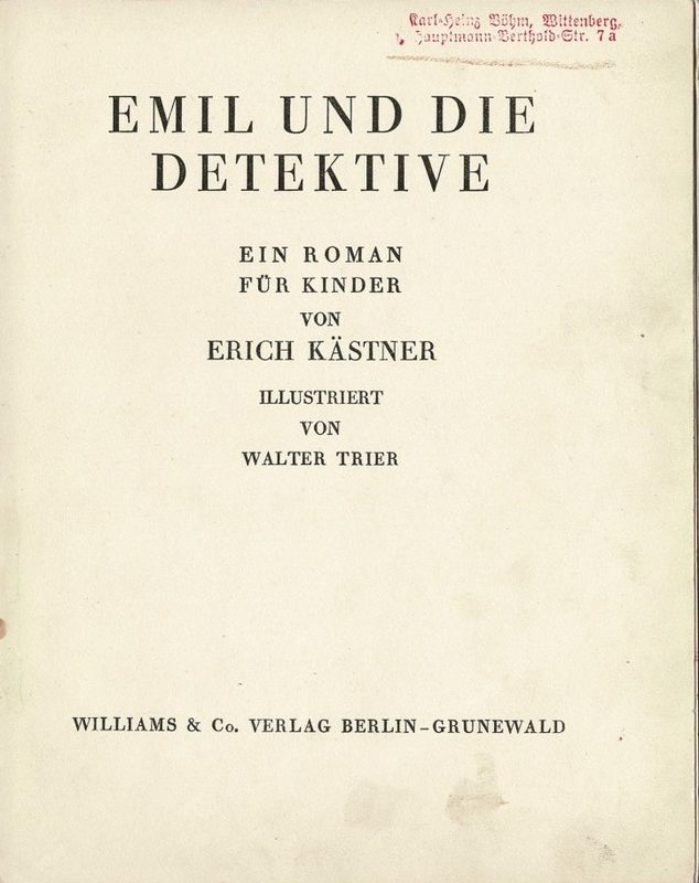 Cover of Emil and the Detectives