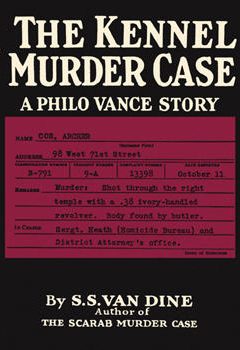 Cover of The Kennel Murder Case