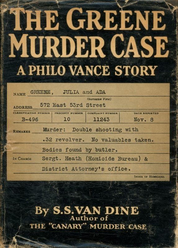 Cover of The Greene Murder Case