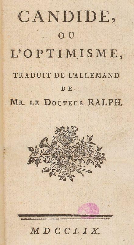 Cover of Candide