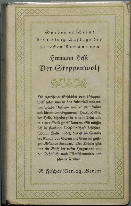 Cover of Steppenwolf
