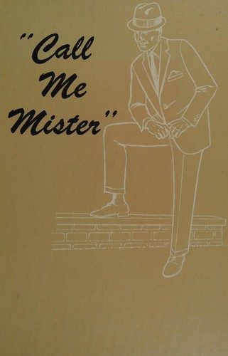 Cover of Call Me Mister