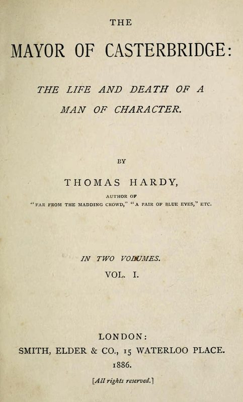 Cover of The Mayor of Casterbridge