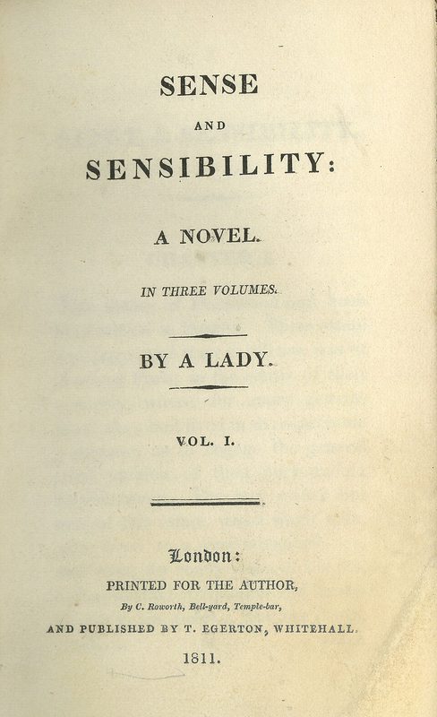 Cover of Sense and Sensibility