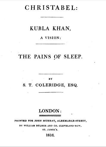 Cover of Christabel