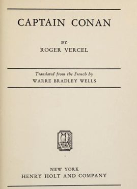 Cover of Capitaine Conan