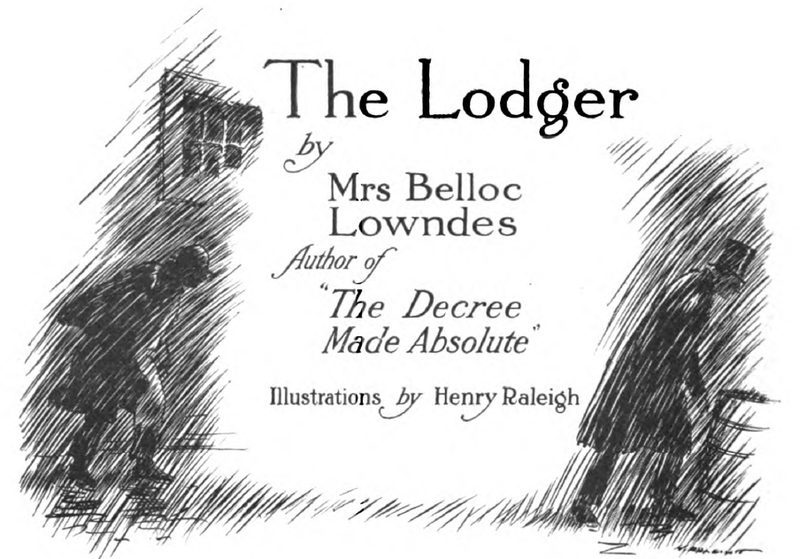 Cover of The Lodger