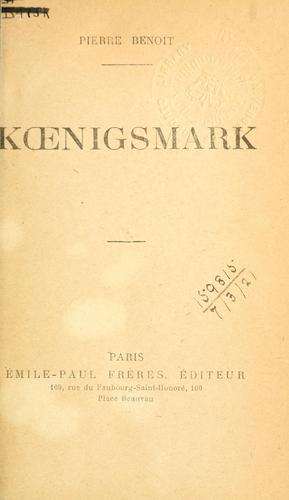 Cover of Koenigsmark