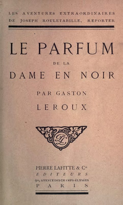 Cover of The Perfume of the Lady in Black