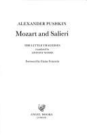 Cover of Mozart and Salieri