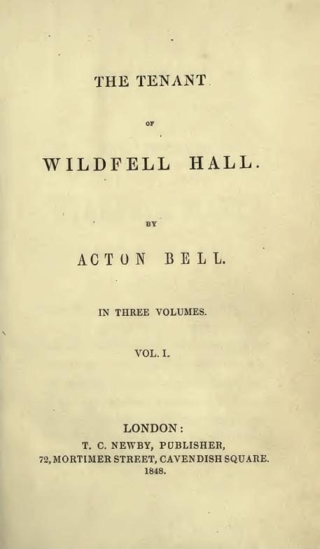 Cover of The Tenant of Wildfell Hall