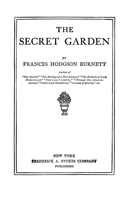 Cover of The Secret Garden