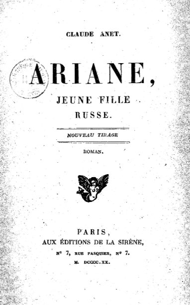 Cover of Ariane, jeune fille russe