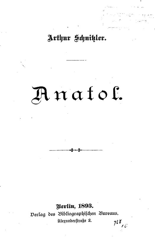 Cover of Anatol