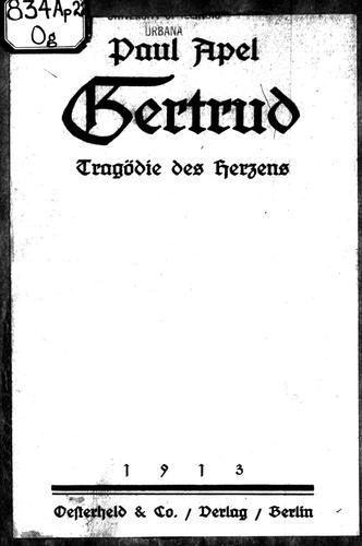 Cover of Gertrud