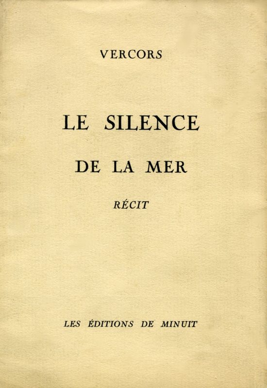 Cover of Le Silence de la mer