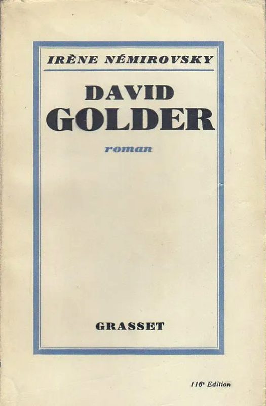 Cover of David Golder