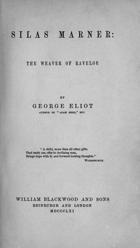 Cover of Silas Marner
