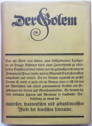 Cover of The Golem