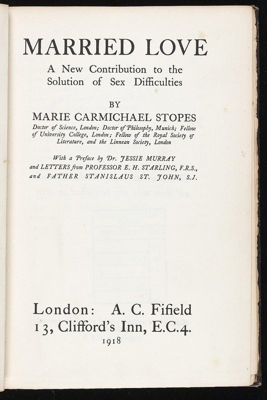 Cover of Married Love