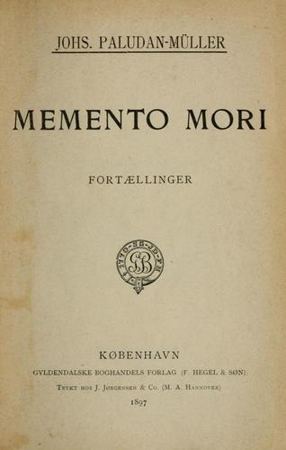 Cover of Memento Mori