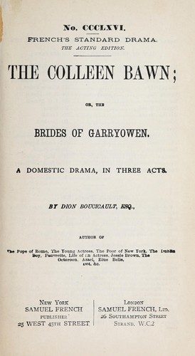 Cover of The Colleen Bawn