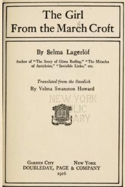 Cover of The Girl from the Marsh Croft