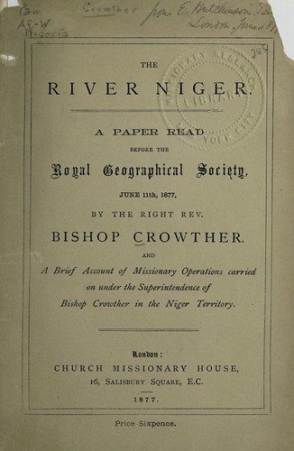 Cover of The River Niger