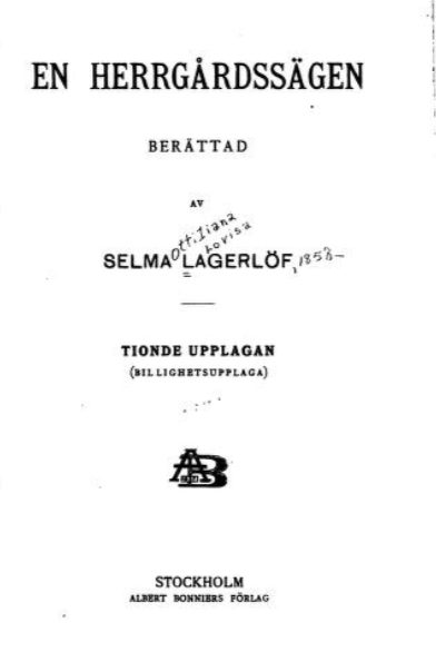 Cover of The Tale of a Manor