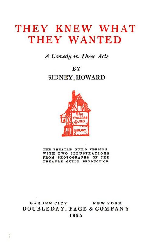 Cover of They Knew What They Wanted