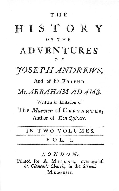 Cover of Joseph Andrews